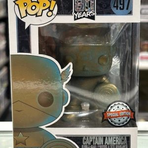 Funko Pop! Marvel Comics 80th Anniversary - Captain America (US Exclusive) #497