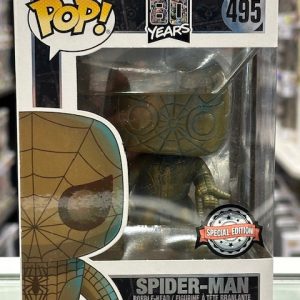 Funko Pop! Marvel Comics 80th Anniversary - Spider Man (US Exclusive) #495