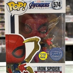 Funko Pop! Avengers 4: Endgame - Iron Spider with Nano Gauntlet Glow (Exclusive) #574