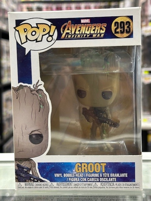 Funko Pop! Avengers 3: Infinity War - Teen Groot with Gun #293