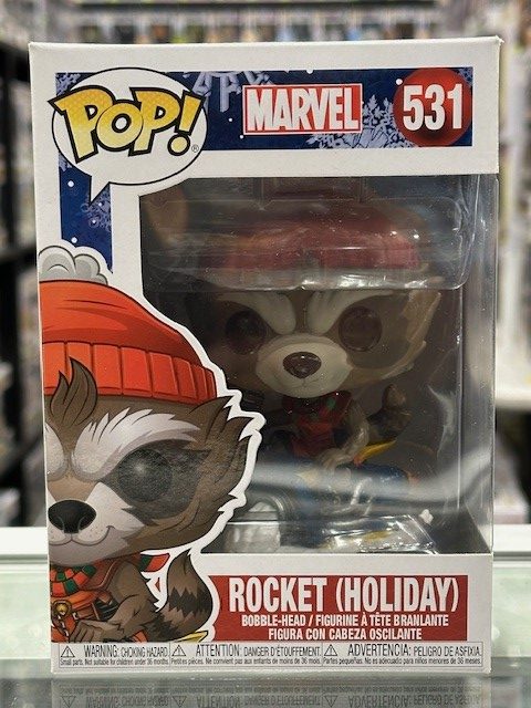 Funko Pop! Marvel Comics - Rocket Holiday #531