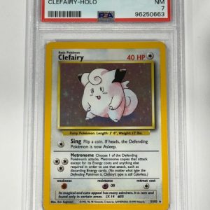 1999 Pokemon Base Set - Clefairy Holo #5 NM PSA 7 (1)