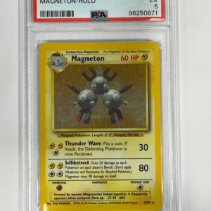 1999 Pokemon Base Set - Magneton Holo #9 EX PSA 5
