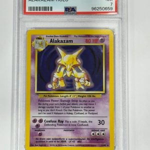 1999 Pokemon Base Set - Alakazam Holo #1 NM PSA 7