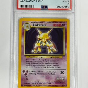 1999 Pokemon Base Set - Alakazam Holo #1 MINT PSA 9