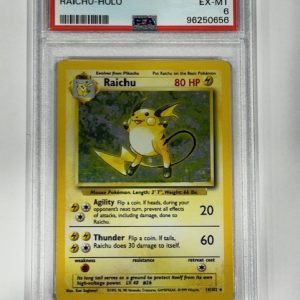 1999 Pokemon Base Set - Raichu Holo #14 EX-MT PSA 6