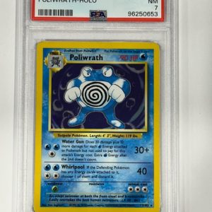 1999 Pokemon Base Set - Poliwrath Holo #13 NM PSA 7