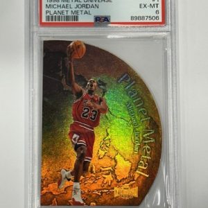 1998 Metal Universe Planet Metal - Michael Jordan #1 EX-MT PSA 6