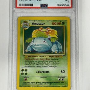1999 Pokemon Base Set - Venusaur Holo #15 NM PSA 7