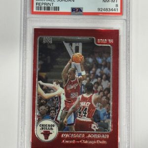 1996 Stadium Club Finest Reprint - Michael Jordan #24 NM-MT PSA 8