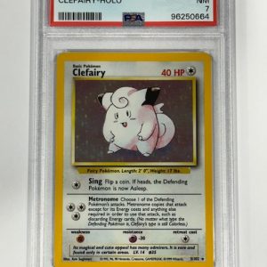 1999 Pokemon Base Set - Clefairy Holo #5 NM PSA 7 (2)