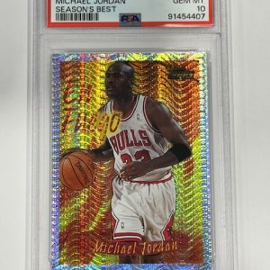 1996 Topps Season's Best - Michael Jordan #1 GEM MT PSA 10