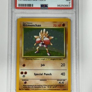 1999 Pokemon Base Set - Hitmonchan Holo #7 PSA 7 (1)