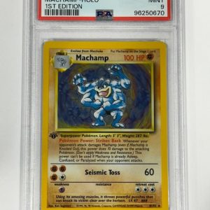 1999 Pokemon Base Set 1st Edition - Machmp Holo #8 MINT PSA 9