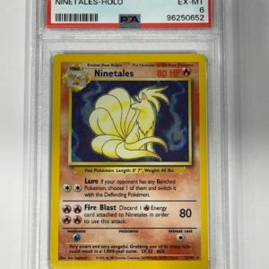 1999 Pokemon Base Set - Ninetales Holo #12 EX-MT PSA 6