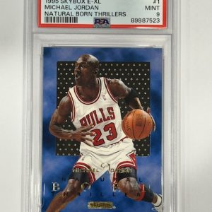 1995 Skybox E-XL Natural Born Thrillers - Michael Jordan #1 MINT PSA 9