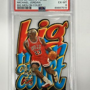 1996 Skybox Z-Force Big Men On Court - Michael Jordan #4 EX-MT PSA 6
