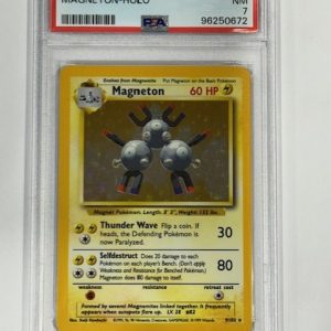 1999 Pokemon Base Set - Magneton Holo #9 NM PSA 7