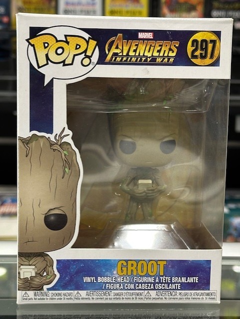 Funko Pop! Marvel Avengers: Infinity War - Groot with Game #297