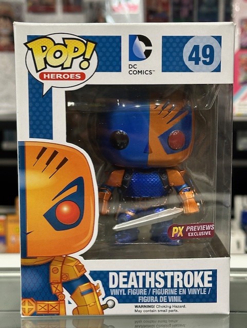 Funko Pop! DC Comics - Deathstroke Metallic (PX Previews Exclusive) #49